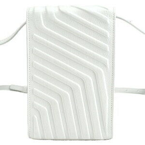 Balenciaga Phone Bag White Shoulder Leather Car Holder